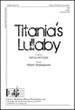 Titania's Lullaby SA choral sheet music cover